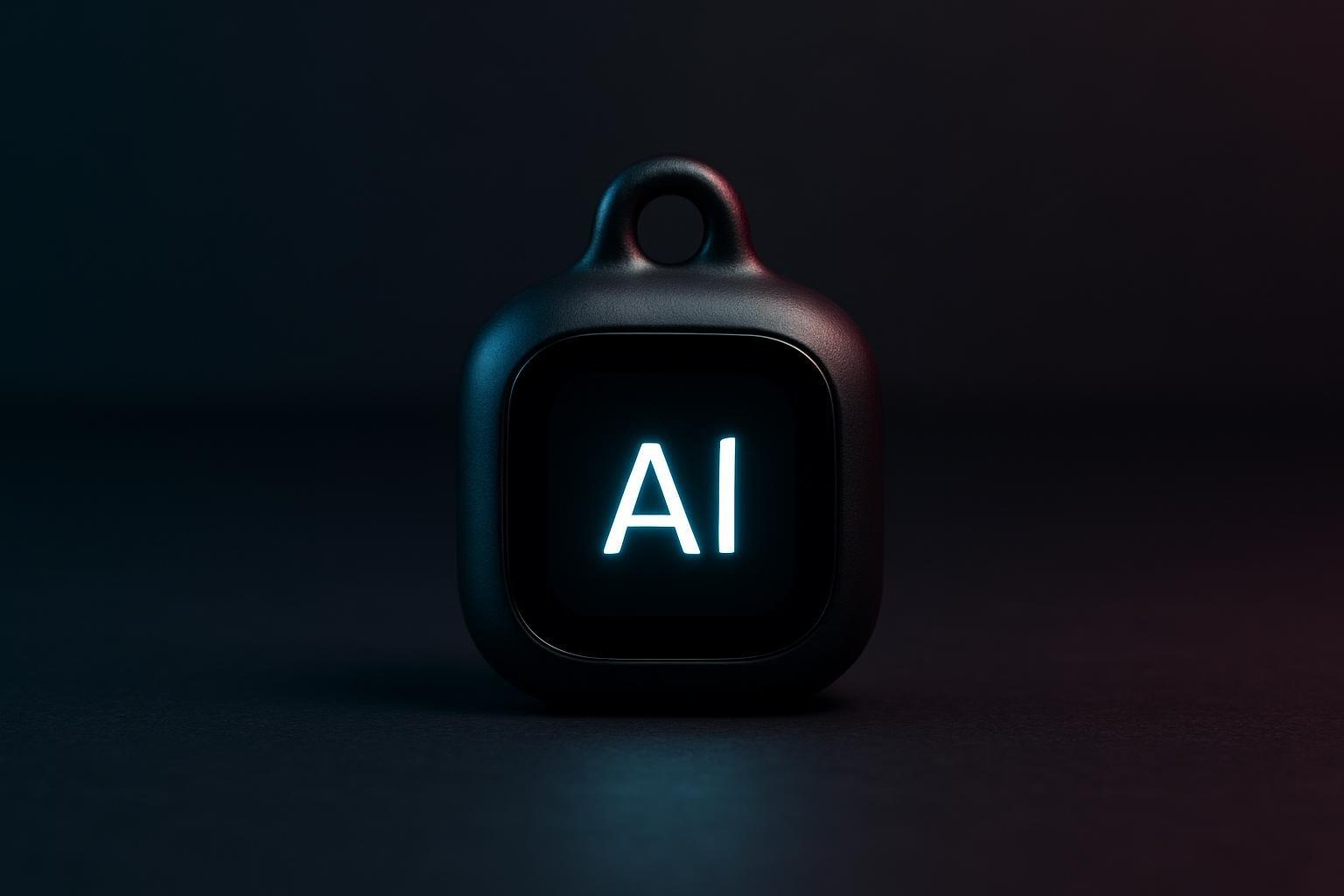 Dispositivo de bolso da Meta em close, com tela pequena e formato compacto
