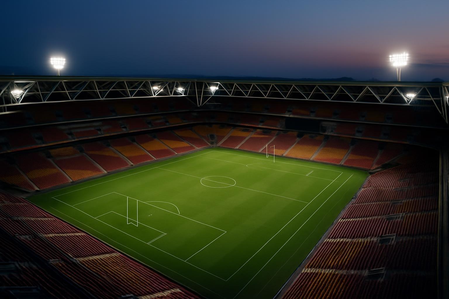 Vista aérea do Suncorp Stadium, em Brisbane, palco do amistoso entre Brasil e Austrália