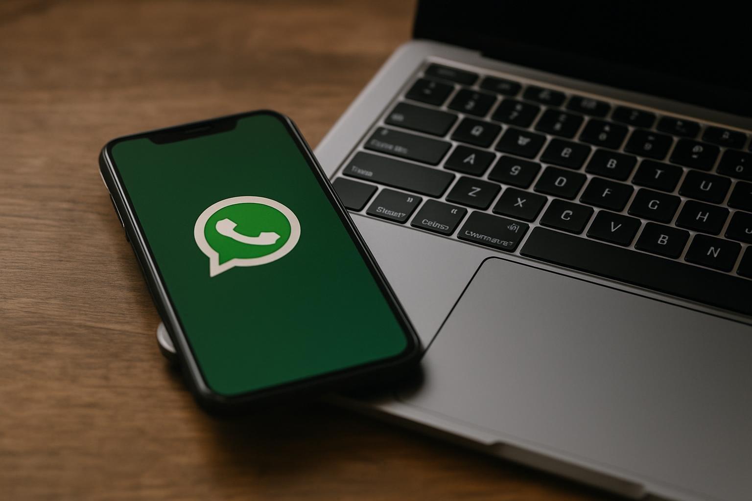 Tela de celular com o aplicativo WhatsApp aberto, representando o canal Exército do Lula